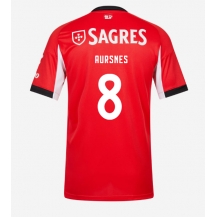 Benfica Fredrik Aursnes #8 Thuis tenue 2025-26 Korte Mouwen