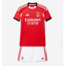 Benfica Thuis tenue Kids 2025-26 Korte Mouwen (+ broek)