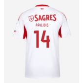 Benfica Vangelis Pavlidis #14 Derde tenue 2025-26 Korte Mouwen