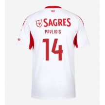 Benfica Vangelis Pavlidis #14 Derde tenue 2025-26 Korte Mouwen