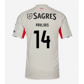Benfica Vangelis Pavlidis #14 Uit tenue 2025-26 Korte Mouwen