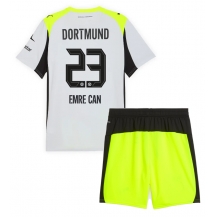 Borussia Dortmund Emre Can #23 Uit tenue Kids 2025-26 Korte Mouwen (+ broek)