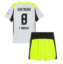 Borussia Dortmund Felix Nmecha #8 Uit tenue Kids 2025-26 Korte Mouwen (+ broek)