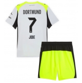 Borussia Dortmund Jobe Bellingham #7 Uit tenue Kids 2025-26 Korte Mouwen (+ broek)