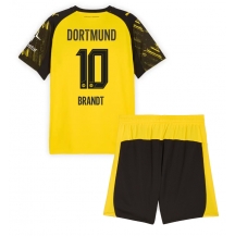 Borussia Dortmund Julian Brandt #10 Thuis tenue Kids 2025-26 Korte Mouwen (+ broek)