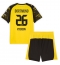 Borussia Dortmund Julian Ryerson #26 Thuis tenue Kids 2025-26 Korte Mouwen (+ broek)