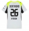 Borussia Dortmund Julian Ryerson #26 Uit tenue Dames 2025-26 Korte Mouwen