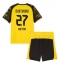 Borussia Dortmund Karim Adeyemi #27 Thuis tenue Kids 2025-26 Korte Mouwen (+ broek)