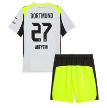 Borussia Dortmund Karim Adeyemi #27 Uit tenue Kids 2025-26 Korte Mouwen (+ broek)