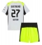 Borussia Dortmund Karim Adeyemi #27 Uit tenue Kids 2025-26 Korte Mouwen (+ broek)