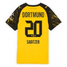 Borussia Dortmund Marcel Sabitzer #20 Thuis tenue Dames 2025-26 Korte Mouwen