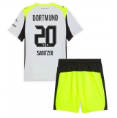Borussia Dortmund Marcel Sabitzer #20 Uit tenue Kids 2025-26 Korte Mouwen (+ broek)