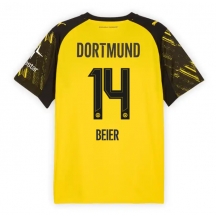 Borussia Dortmund Maximilian Beier #14 Thuis tenue 2025-26 Korte Mouwen