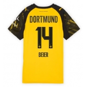 Borussia Dortmund Maximilian Beier #14 Thuis tenue Dames 2025-26 Korte Mouwen