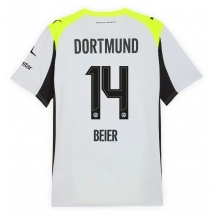 Borussia Dortmund Maximilian Beier #14 Uit tenue 2025-26 Korte Mouwen