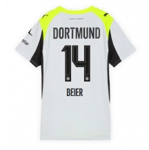 Borussia Dortmund Maximilian Beier #14 Uit tenue Dames 2025-26 Korte Mouwen