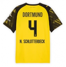 Borussia Dortmund Nico Schlotterbeck #4 Thuis tenue 2025-26 Korte Mouwen