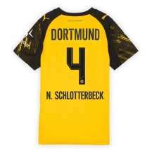 Borussia Dortmund Nico Schlotterbeck #4 Thuis tenue Dames 2025-26 Korte Mouwen