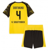 Borussia Dortmund Nico Schlotterbeck #4 Thuis tenue Kids 2025-26 Korte Mouwen (+ broek)
