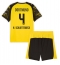 Borussia Dortmund Nico Schlotterbeck #4 Thuis tenue Kids 2025-26 Korte Mouwen (+ broek)