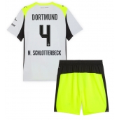 Borussia Dortmund Nico Schlotterbeck #4 Uit tenue Kids 2025-26 Korte Mouwen (+ broek)