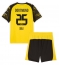 Borussia Dortmund Niklas Sule #25 Thuis tenue Kids 2025-26 Korte Mouwen (+ broek)