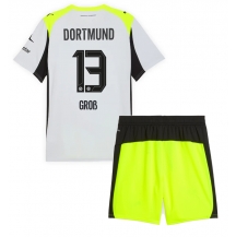 Borussia Dortmund Pascal Gross #13 Uit tenue Kids 2025-26 Korte Mouwen (+ broek)
