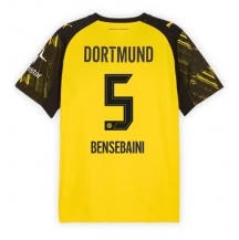 Borussia Dortmund Ramy Bensebaini #5 Thuis tenue 2025-26 Korte Mouwen