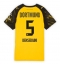 Borussia Dortmund Ramy Bensebaini #5 Thuis tenue Dames 2025-26 Korte Mouwen