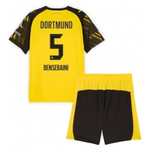 Borussia Dortmund Ramy Bensebaini #5 Thuis tenue Kids 2025-26 Korte Mouwen (+ broek)