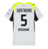 Borussia Dortmund Ramy Bensebaini #5 Uit tenue Dames 2025-26 Korte Mouwen