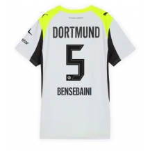 Borussia Dortmund Ramy Bensebaini #5 Uit tenue Dames 2025-26 Korte Mouwen
