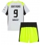 Borussia Dortmund Serhou Guirassy #9 Uit tenue Kids 2025-26 Korte Mouwen (+ broek)