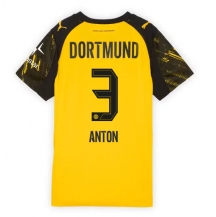 Borussia Dortmund Waldemar Anton #3 Thuis tenue Dames 2025-26 Korte Mouwen