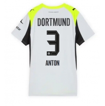 Borussia Dortmund Waldemar Anton #3 Uit tenue Dames 2025-26 Korte Mouwen