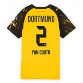 Borussia Dortmund Yan Couto #2 Thuis tenue Dames 2025-26 Korte Mouwen