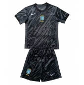 Brazilië Keeper Uit tenue Kids Copa America 2024 Korte Mouwen (+ broek)