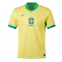 Brazilië Thuis tenue Copa America 2024 Korte Mouwen