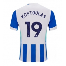 Brighton Charalampos Kostoulas #19 Thuis tenue 2025-26 Korte Mouwen