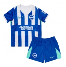 Brighton Thuis tenue Kids 2025-26 Korte Mouwen (+ broek)