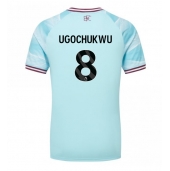 Burnley Lesley Ugochukwu #8 Uit tenue 2025-26 Korte Mouwen