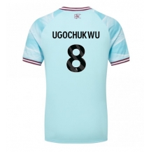 Burnley Lesley Ugochukwu #8 Uit tenue 2025-26 Korte Mouwen