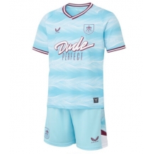 Burnley Uit tenue Kids 2025-26 Korte Mouwen (+ broek)