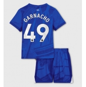 Chelsea Alejandro Garnacho #49 Thuis tenue Kids 2025-26 Korte Mouwen (+ broek)