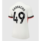 Chelsea Alejandro Garnacho #49 Uit tenue Dames 2025-26 Korte Mouwen