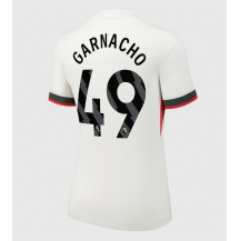 Chelsea Alejandro Garnacho #49 Uit tenue Dames 2025-26 Korte Mouwen