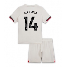 Chelsea Dario Essugo #14 Uit tenue Kids 2025-26 Korte Mouwen (+ broek)