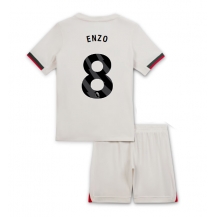 Chelsea Enzo Fernandez #8 Uit tenue Kids 2025-26 Korte Mouwen (+ broek)