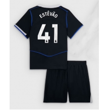 Chelsea Estevao Willian #41 Derde tenue Kids 2025-26 Korte Mouwen (+ broek)