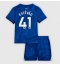 Chelsea Estevao Willian #41 Thuis tenue Kids 2025-26 Korte Mouwen (+ broek)